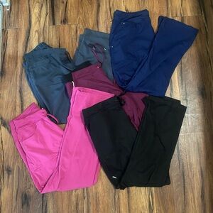 5 Women’s Scrub Pants, Size Large